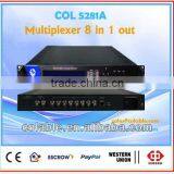 Digital tv Multiplexer 8 Asi Channels