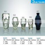Decorative Creative Skull Crystal Glass Candle Jar thumbnail-1