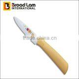 Top Quality 4 Inch Printing Flower Ceramic Paring Knife