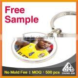 Free Sample_metal Two Sided Canada Sports Printed Basketball Key Ring thumbnail-5