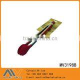 BEST SELLING 12" STAINLESS STEEL TONG CLIP WITH NYLON HEAD FOR FOOD thumbnail-1