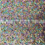 3mm 5mm Colorful Sequins Embroidery Fabric thumbnail-3