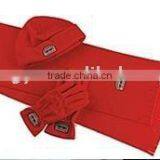 Custom Adult Polar Fleece Beanie Scarf and Glove