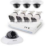Zmodo Design-private Outlook Mold Style Network Cctv 8 Channel 720p NVR System Generation 2 With 8pcs HD IP Security Cameras
