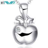 Fashion Jewelry You Are the Apple of my Eyes Apple Shape Pendant Necklace thumbnail-1