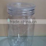 700ml BPA free double wall plastic honey mason jar wholesale with lid with handle