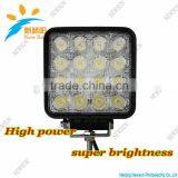 Latest new 6000k Xenon white Led work light, 48W led work lamp for tractor