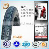 High Quality Motorcycle Tyre 3.00-17 Motorcycle Tubeless Tyres 3.00-17 thumbnail-1