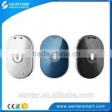 Two-way phone call GSM 350mAh battery SOS panic button white/back/blue GPS tracker for kids and pets
