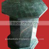 Green Marble Table Base and Pedestal