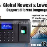 Fingerprint Biometric Measurement and Biometric Time Recording Type Biometric Time Attendance System