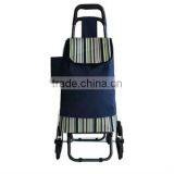 Three Wheels Laundry Shopping Cart With Chair thumbnail-6