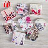Handmade Square Pu Material Pocket Mirror