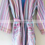 White Waffle Mens Extra Long Hooded Bathrobe thumbnail-3