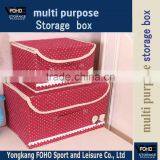CL0044 Red Color 1 Square Cube Kids Toy Storage Boxs Makes Room Clean