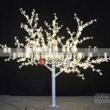 Full White Plastic Cherry Blossom Tree