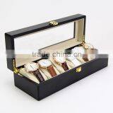 High Quality Customized Luxury Painting Wooden Display 6 Grid Watch Box case For packaging Box