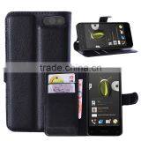 LITCHI TEXTURE Soft Wallet LEATHER Case Stand PU Leather Case For AMAZONE FIRE PHONE FLIP LEATHER CASE