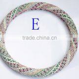 Xianjian Unique Personality Ethic Flax Steering Wheel Cover thumbnail-4