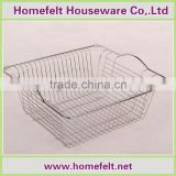 2014 hot selling stainless steel colander with handles