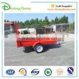 Powder coating Tipper Cargo Box Semi Trailer with other size