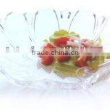 Acrylic Round Flower Shape Fruit Tray Fruit Stand Fruit Dish Vegetable Shaped Dish