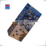 Small Aluminum Hydraulic Manifold 1-8ton 3way Manifold 5 Valve thumbnail-1