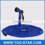 100ft Expandable Magic Flexible Hose Water for Garden Car Pipe Plastic Hoses to Watering With Spray Gun thumbnail-3