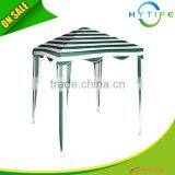 2X2M GREEN POLYESTER Round Metal Gazebo thumbnail-1