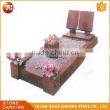 High Quality Granite Carve Rose Headstone thumbnail-1