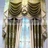 2016 New Design Luxury European Style Embroidery Window Curtains/Popular Green Refreshing Look Curtain Fabric thumbnail-1
