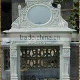 Italian Style Marble Carving Fireplace thumbnail-5