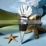 Decorative Crystal Seashell Wine Bottle Stopper thumbnail-1