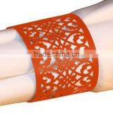 Decorative Metal Napkin Rings, Wedding Napkin Ring, Handmade Napkin Rings thumbnail-2