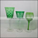 Hand Cut Scandinavian Style Wine Glass Champange Flute thumbnail-2