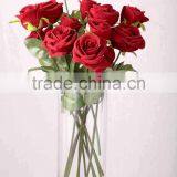 SJ1101502 Fabic Silk Red Rose Wholesale Flowers thumbnail-6