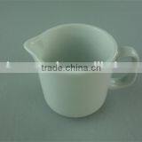 Milk Jug,stock Cheap Plain White Ceramic Milk Jug With Handle 100ML thumbnail-2