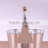 Metal Zinc Double Pot for Children, Home, Garden thumbnail-1