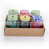 Bulk Packing Colored 100ml Small Shot Mason Jars With Handle thumbnail-1