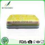 Corn Starch Long-lasting Affordable Bamboo Fiber Divided Dinner Plate thumbnail-6