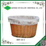 Lined Woven Bicycle Wicker Basket Bicycle thumbnail-2