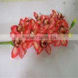 SJ20170047 China Wholesale Factory Price Silk Flowers for Indoor Decoration Cheap Plastic Artificial Orchid thumbnail-2