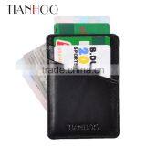 Slim Leather 6-slot Credit Card Holder Card Sleeve Wallet for Business