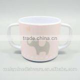 Two Handle High Quality Kids Milk Water Soup Drinking Mug Melamine Cup thumbnail-3