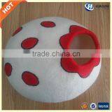 2016 New Design Pets Crafts Wool Felt Warmer Pet Cave Bed House for Cat Dog thumbnail-5
