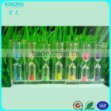 KM-CP10 Crystal Sand Timer for Souvenir,Beautiful Crystal Hourglass thumbnail-3