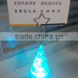 Led Acrylic Plastic Mini Tree Snowman Business Card Holder thumbnail-5
