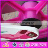 2016 High Quality Pink Baby Wooden Toy Bike W16C126-M thumbnail-6