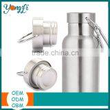 16 oz Stainless Steel Double Walled Vacuum Insulated Metal Water Bottle Travel thumbnail-3