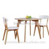 Solid Oak Wood Dining Chair Restaurant Wooden Chair thumbnail-6